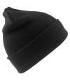 RC929X Result Recycled Woolly Ski Hat Black colour image
